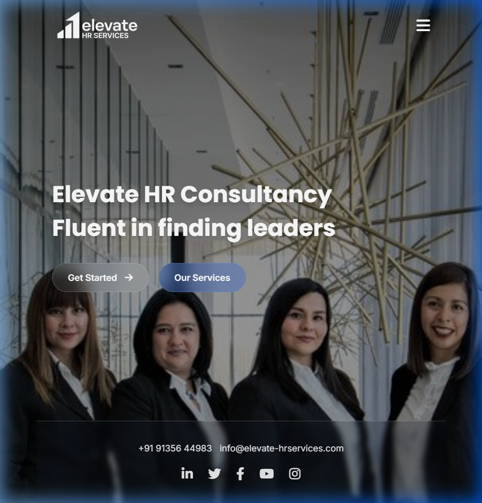 Elevate HR Services Tablet View