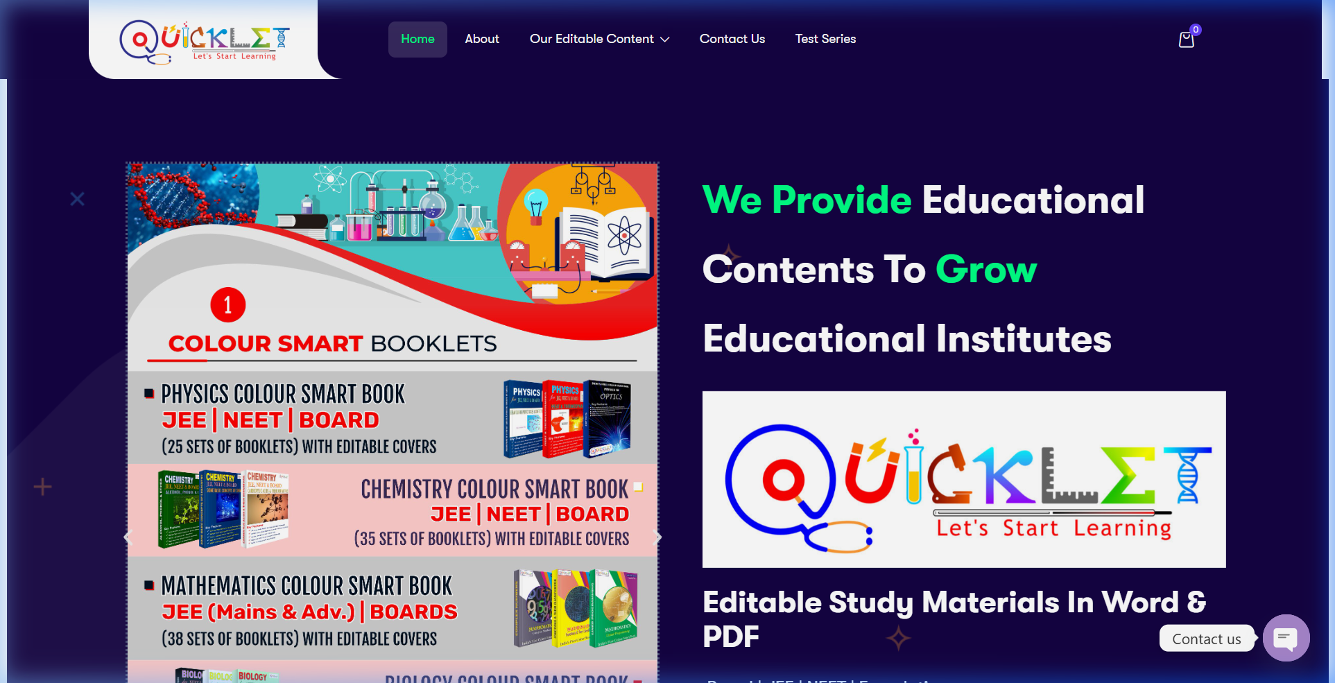 QuickLet Education Project Showcase
