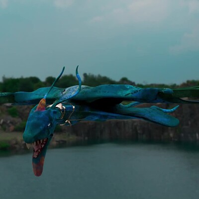 3D Creature Ikran Avatar 3D Render