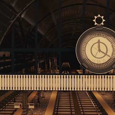 Pennsylvania station in 3d 3D Render