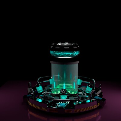 Sci Fi prop 3D Render