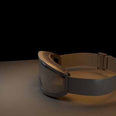 3D Product Modeling / Ski Goggles 3D Render